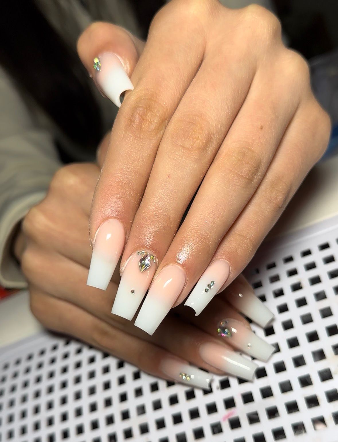 Crystal Glamour nail design 5